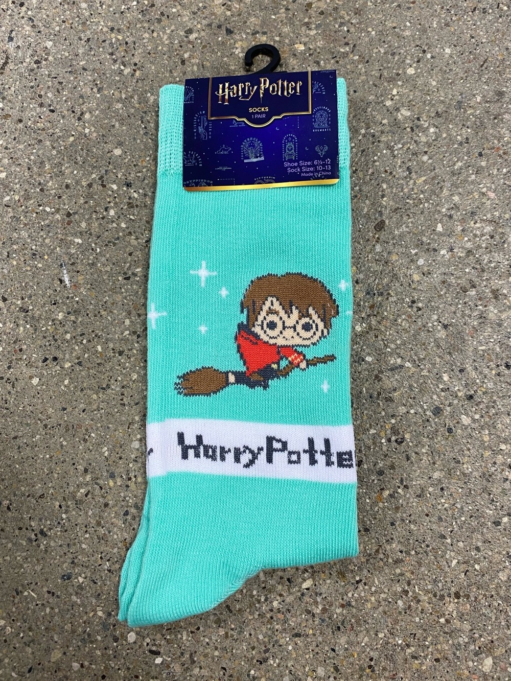 NWT Officially Licensed Harry Potter Warner Bros Mint Socks